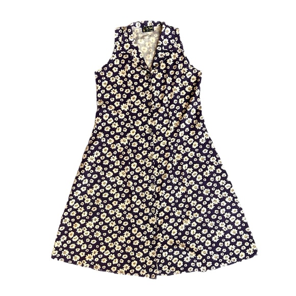 Vintage 1990’s Daisy Midi Dresss - Picture 3 of 3